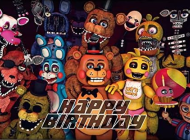 Five Nights At Freddy's FNAF Birthday